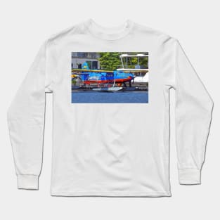 Seattle Evening Magazine Seaplane Long Sleeve T-Shirt